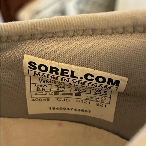 Sorel Women's Kinetic Impact II Strap Sneaker Women’s 8.5 Gray Shoes - Picture 7 of 7